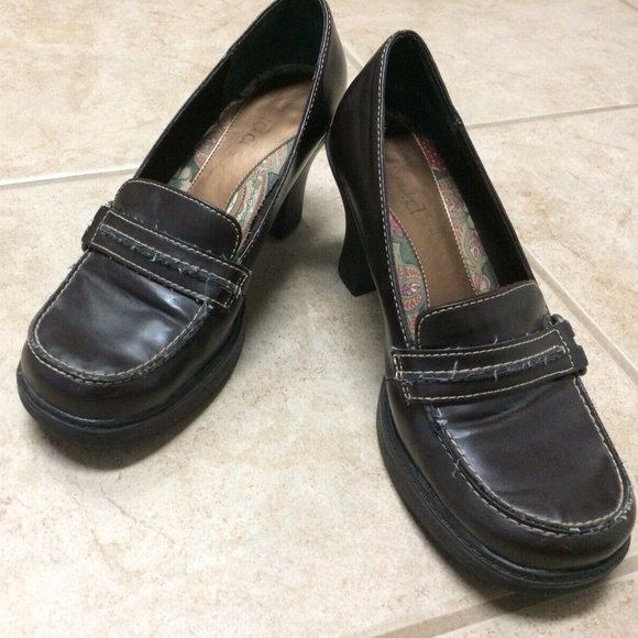 mudd chunky heel shoes
